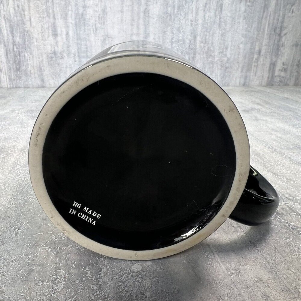 *RARE* Sea World Black and Gold Orcas Coffee Cup Mug Whale Tea - Picture 10 of 10